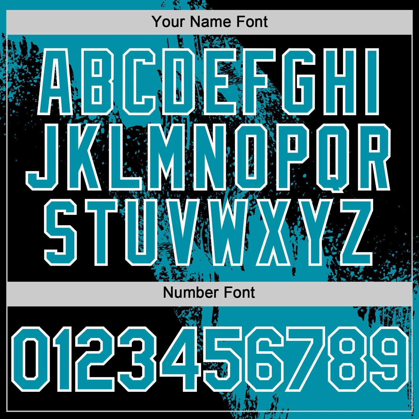 Custom Teal Black-White 3D Pattern Design Abstract Brush Stroke Authentic Baseball Jersey - Sky-Custom