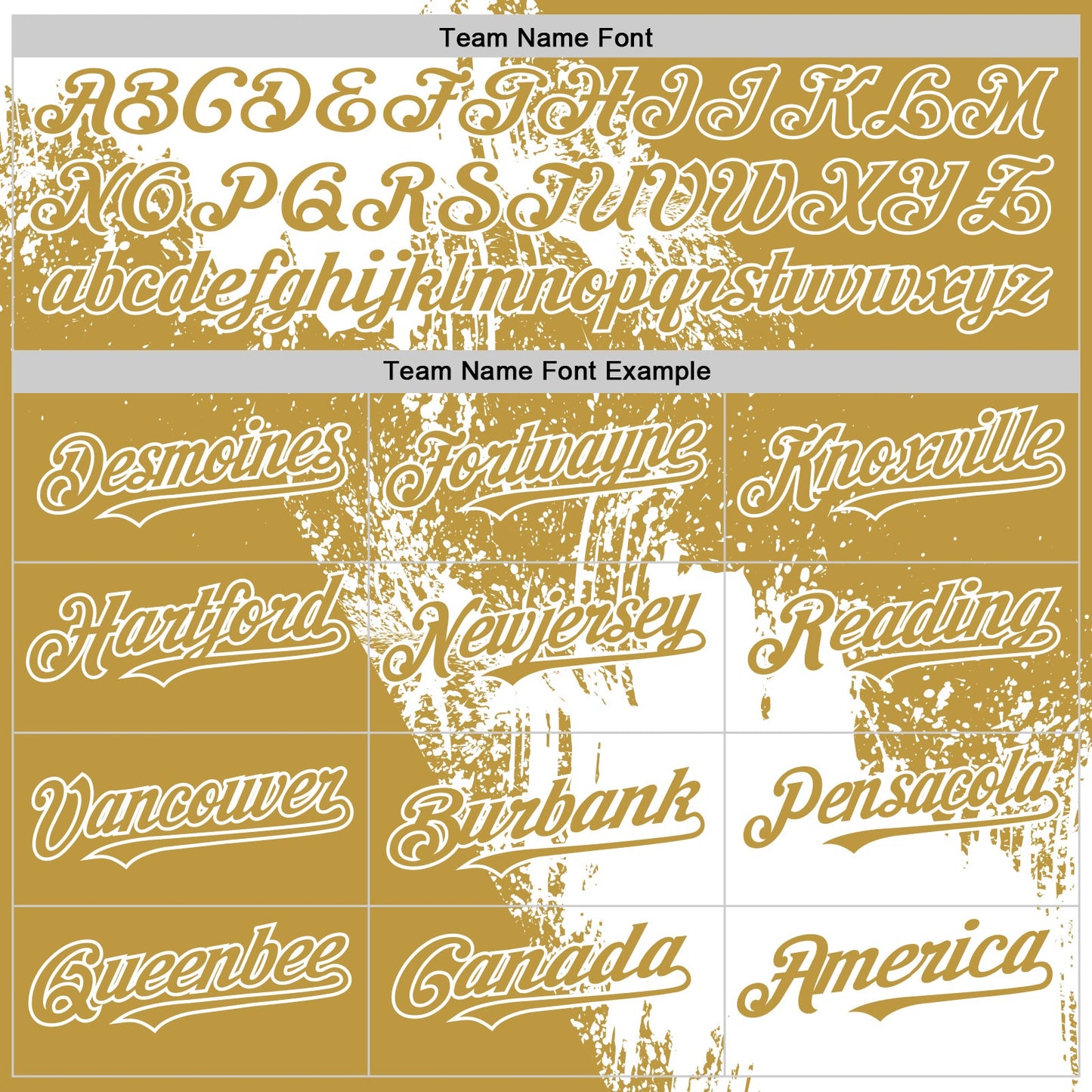 Custom White Old Gold 3D Pattern Design Abstract Brush Stroke Authentic Baseball Jersey - Sky-Custom