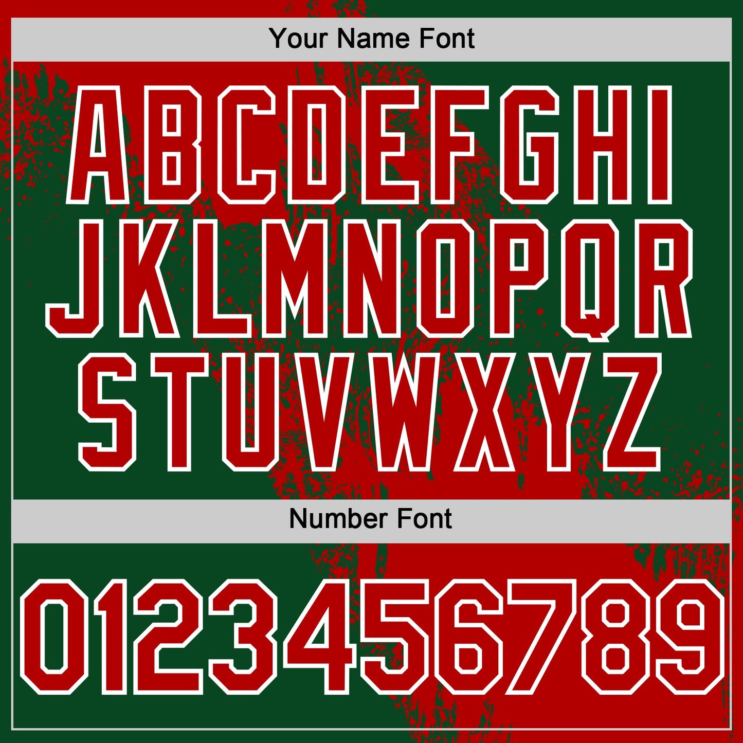 Custom Red Green-White 3D Pattern Design Abstract Brush Stroke Authentic Baseball Jersey - Sky-Custom