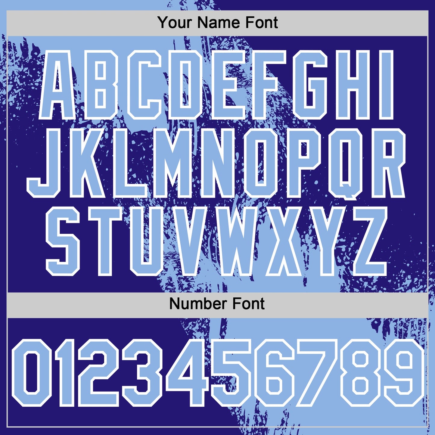 Custom Light Blue Dark Purple-White 3D Pattern Design Abstract Brush Stroke Authentic Baseball Jersey - Sky-Custom