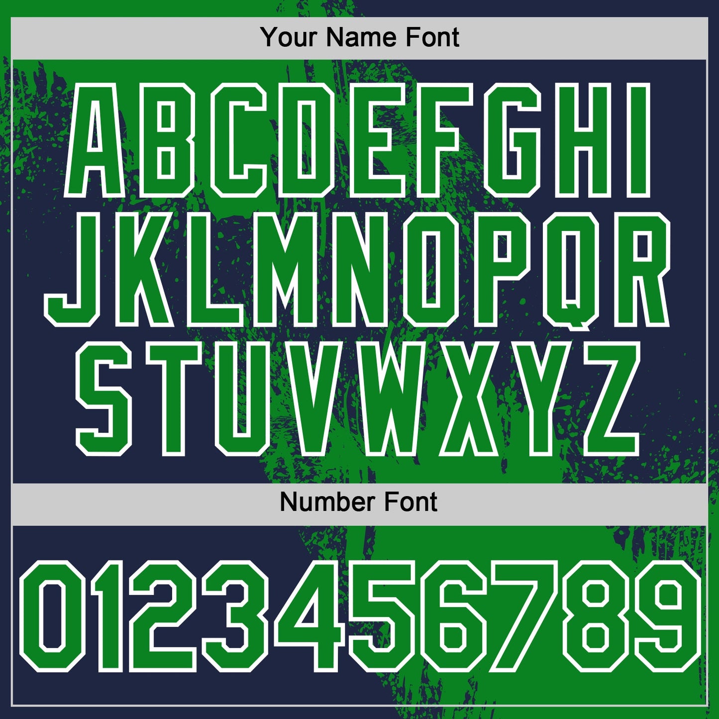 Custom Grass Green Navy-White 3D Pattern Design Abstract Brush Stroke Authentic Baseball Jersey - Sky-Custom