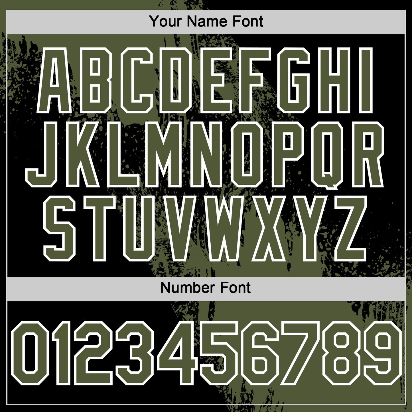 Custom Olive Black-White 3D Pattern Design Abstract Brush Stroke Authentic Baseball Jersey - Sky-Custom