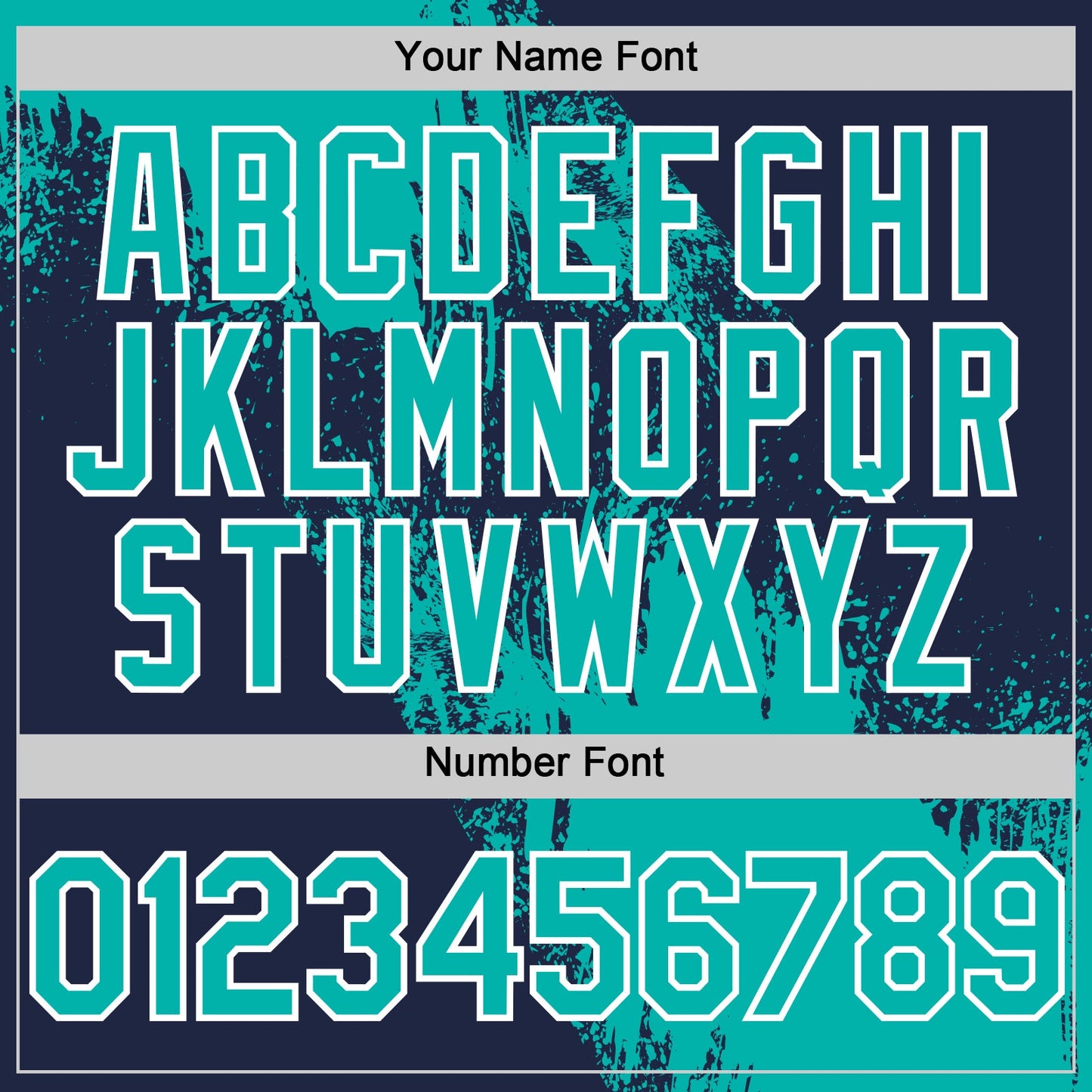 Custom Aqua Navy-White 3D Pattern Design Abstract Brush Stroke Authentic Baseball Jersey - Sky-Custom
