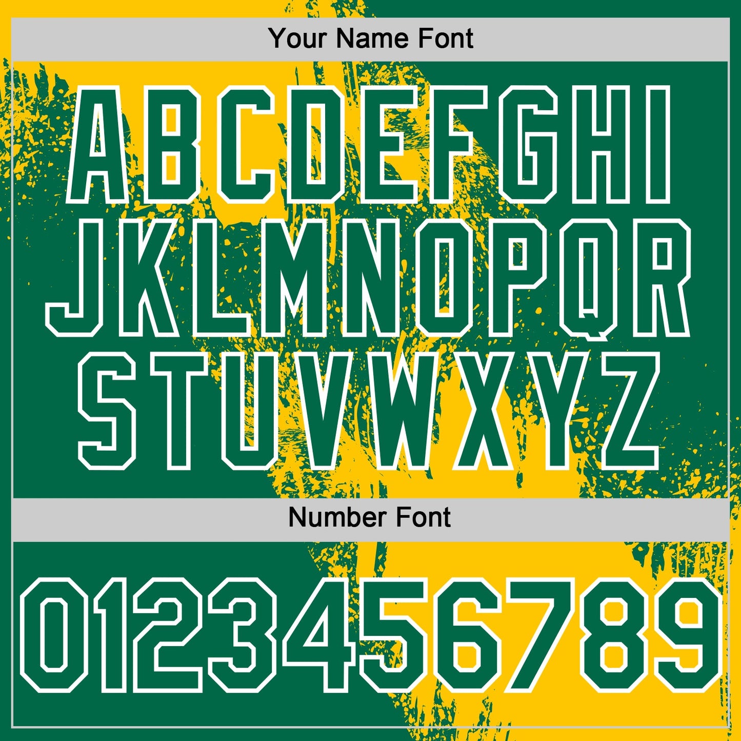 Custom Yellow Kelly Green-White 3D Pattern Design Abstract Brush Stroke Authentic Baseball Jersey - Sky-Custom