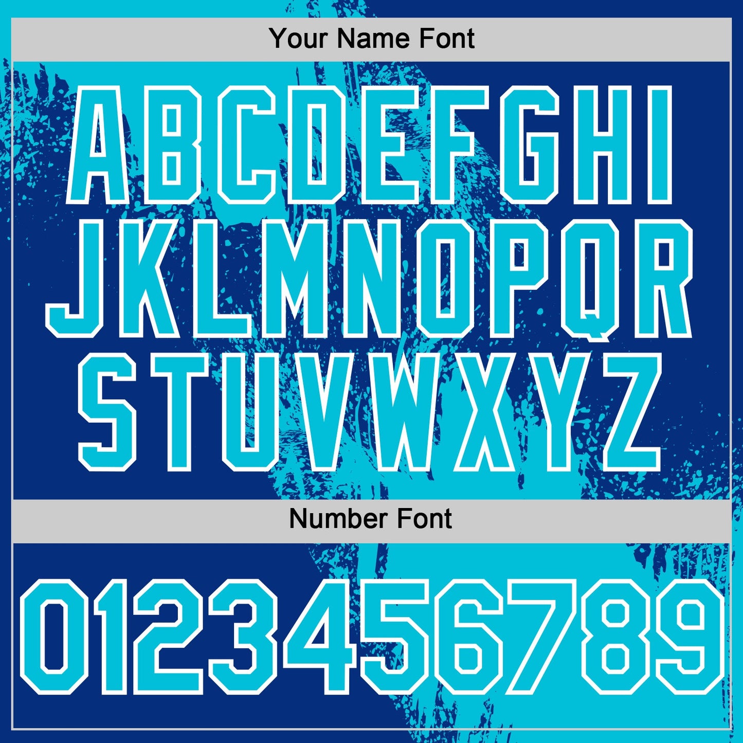 Custom Lakes Blue Royal-White 3D Pattern Design Abstract Brush Stroke Authentic Baseball Jersey - Sky-Custom