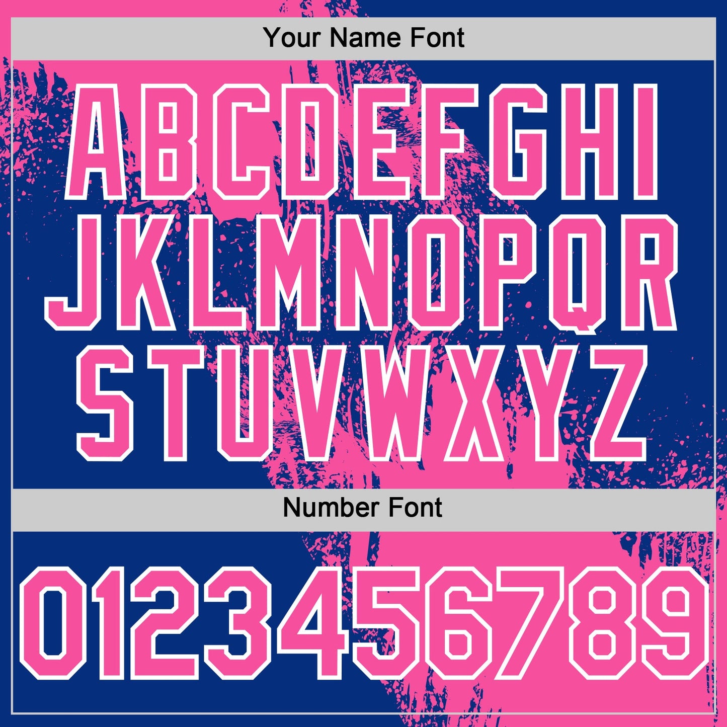 Custom Pink Royal-White 3D Pattern Design Abstract Brush Stroke Authentic Baseball Jersey - Sky-Custom