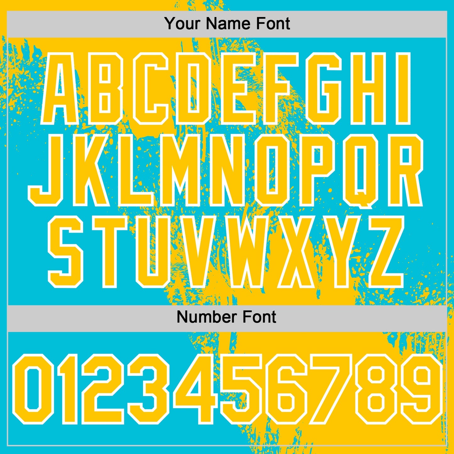 Custom Yellow Lakes Blue-White 3D Pattern Design Abstract Brush Stroke Authentic Baseball Jersey - Sky-Custom