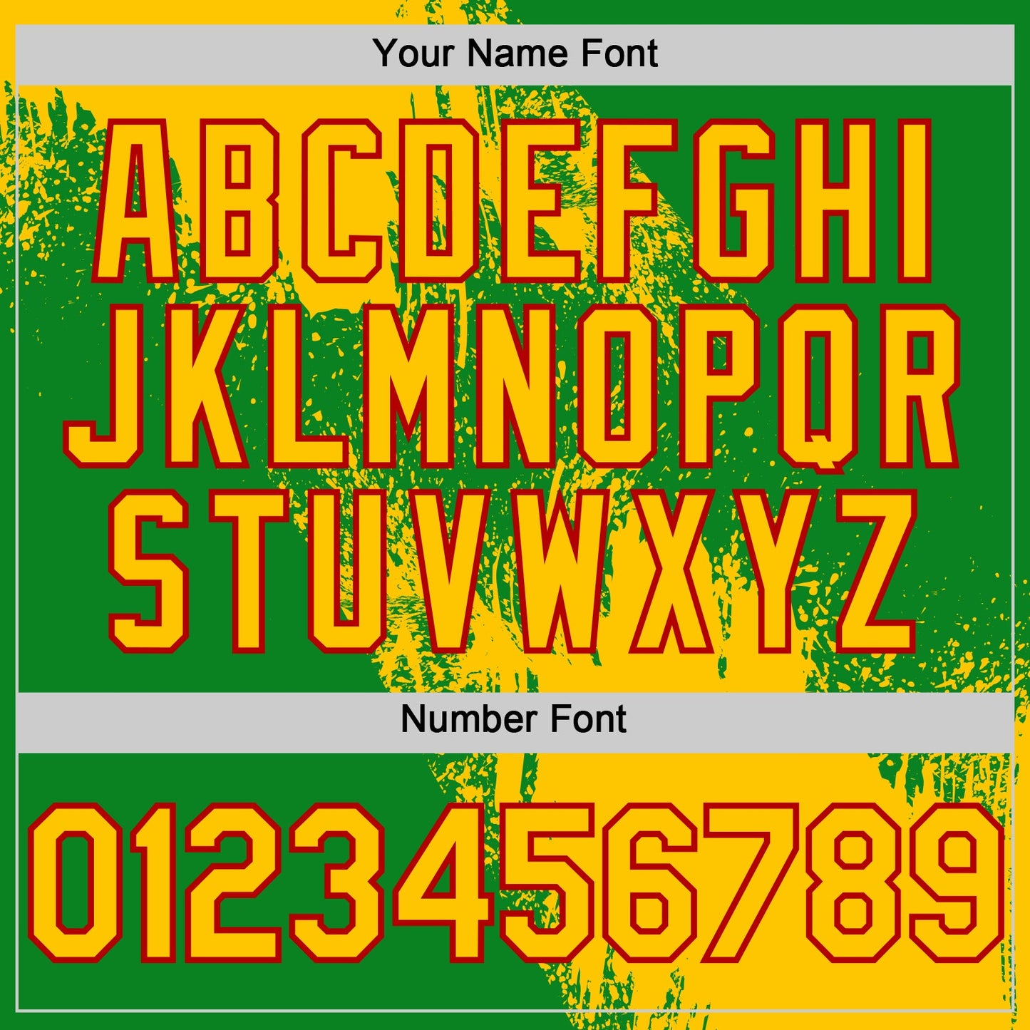 Custom Yellow Grass Green-Red 3D Pattern Design Abstract Brush Stroke Authentic Baseball Jersey - Sky-Custom