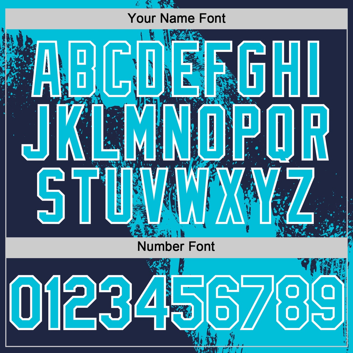 Custom Lakes Blue Navy-White 3D Pattern Design Abstract Brush Stroke Authentic Baseball Jersey - Sky-Custom