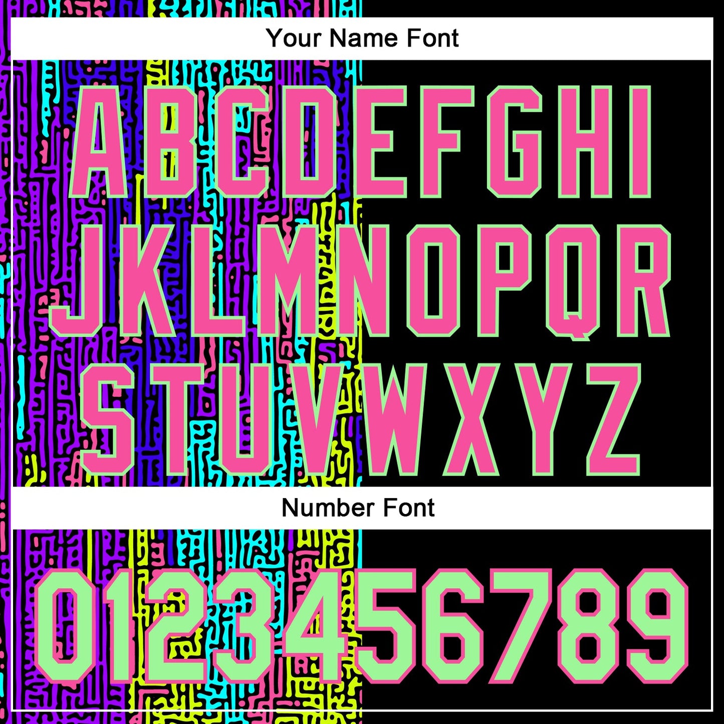 Custom Black Pea Green-Pink 3D Pattern Design Rave Psychedelic Neon Fluid Art Authentic Baseball Jersey - Sky-Custom