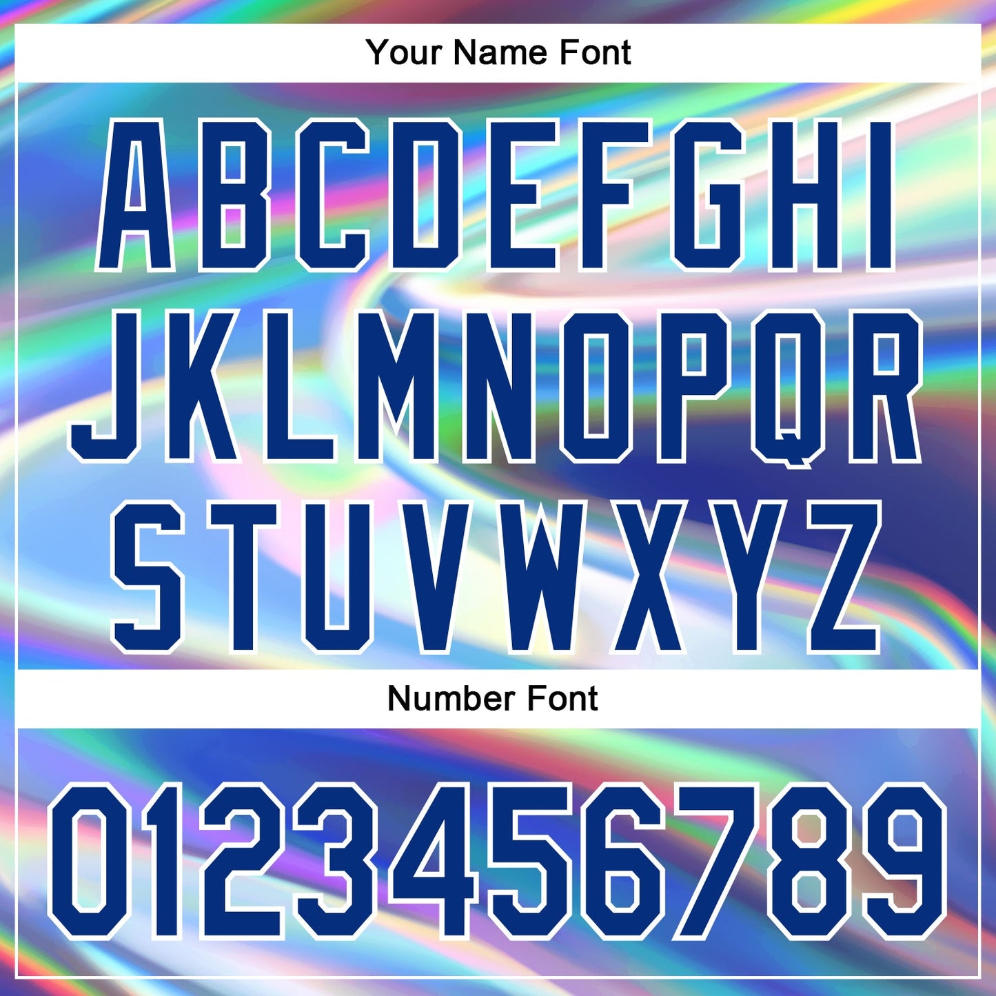 Custom White Royal 3D Pattern Design Rave Psychedelic Holographic Vaporwave Style Authentic Baseball Jersey - Sky-Custom