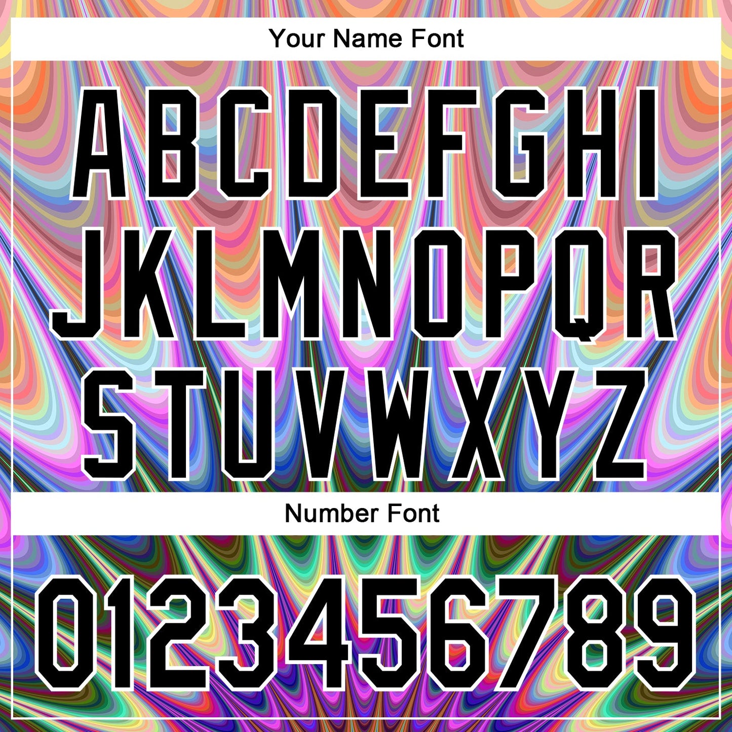 Custom Orange Black-White 3D Pattern Design Rave Psychedelic Fractal Style Authentic Baseball Jersey - Sky-Custom