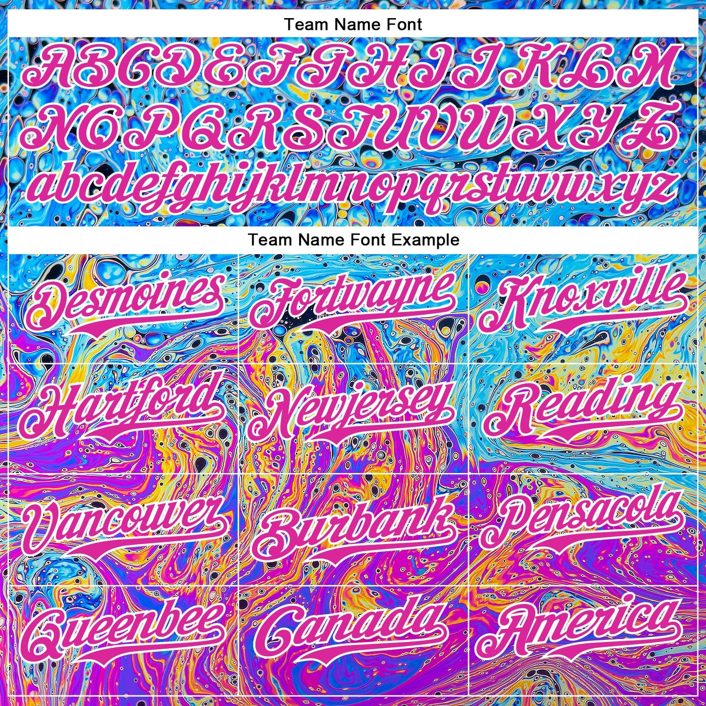 Custom Electric Blue Deep Pink-White 3D Pattern Design Rave Psychedelic Fluid Art Authentic Baseball Jersey - Sky-Custom