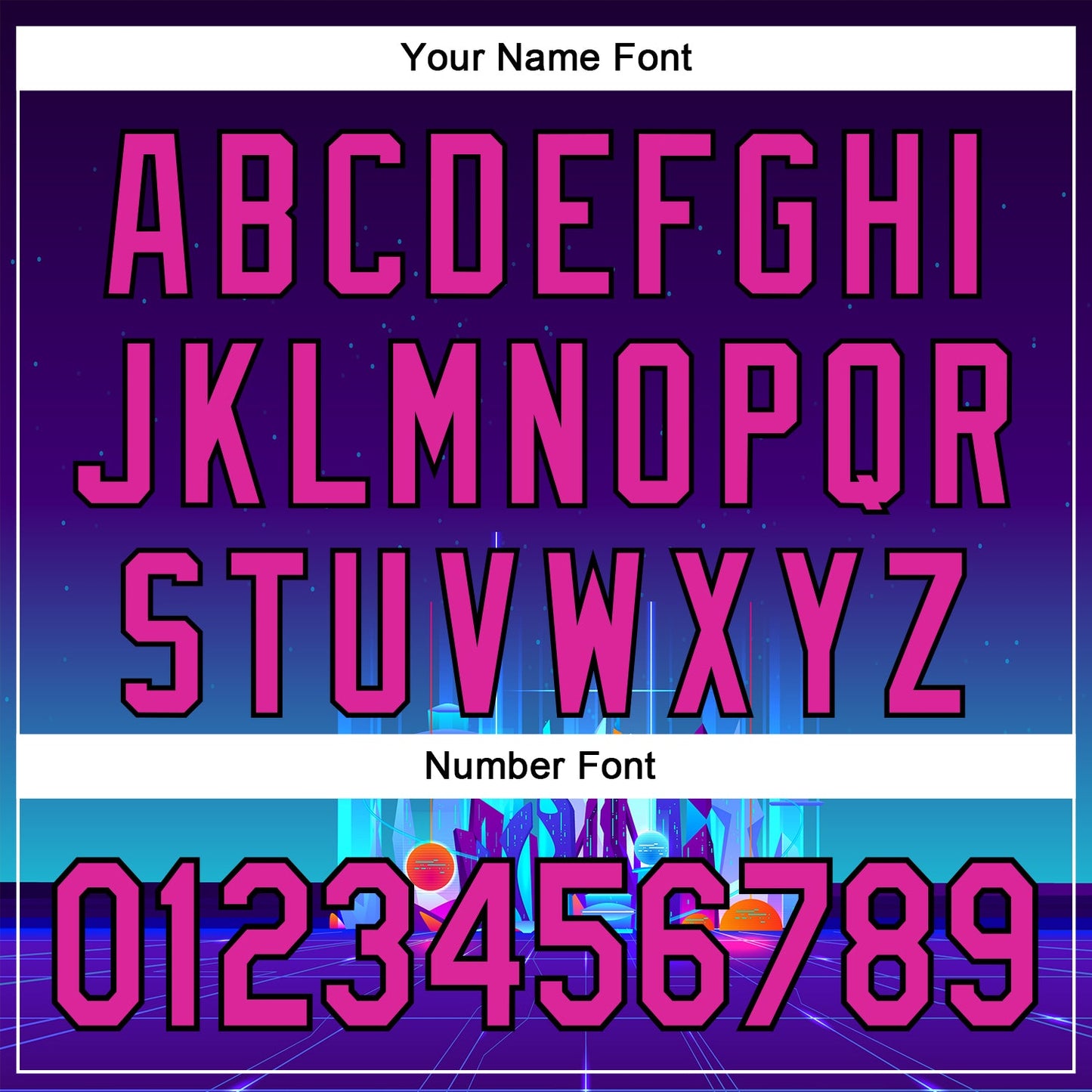 Custom Navy Deep Pink-Black 3D Pattern Design Rave Psychedelic Futuristic City Authentic Baseball Jersey - Sky-Custom