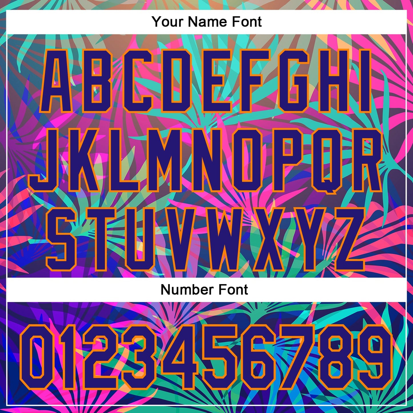 Custom Pink Dark Purple-Bay Orange 3D Pattern Design Rave Psychedelic Tropical Palm Leaves Authentic Baseball Jersey - Sky-Custom