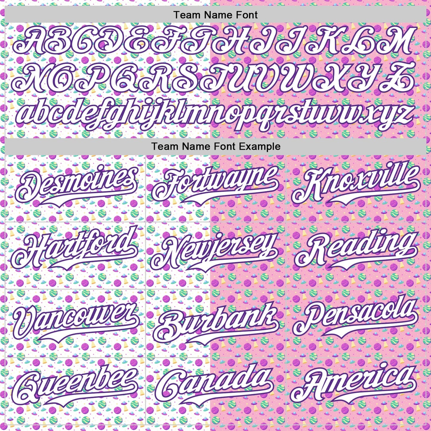 Custom Light Pink White-Purple 3D Pattern Design Pixel Universe Authentic Baseball Jersey - Sky-Custom