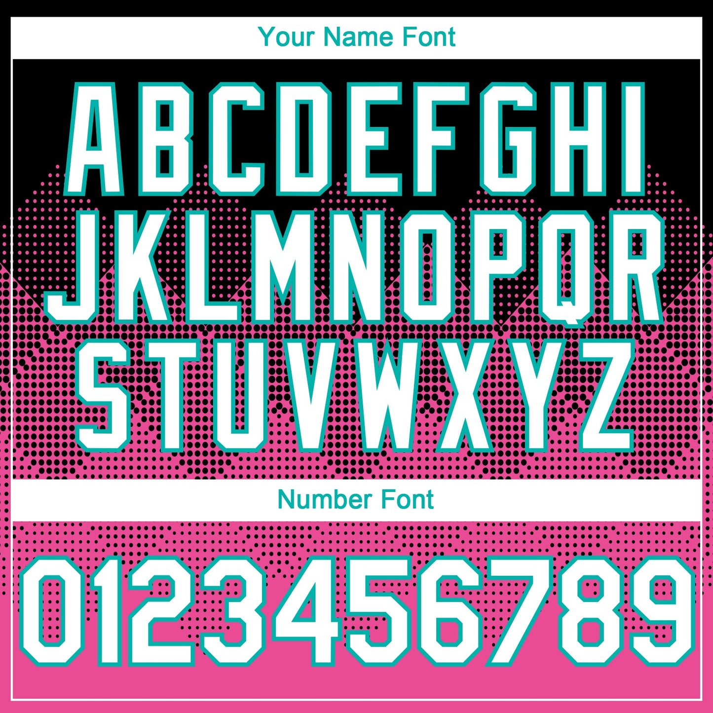 Custom Black White Pink-Aqua 3D Gradient Square Shape Authentic Baseball Jersey - Sky-Custom