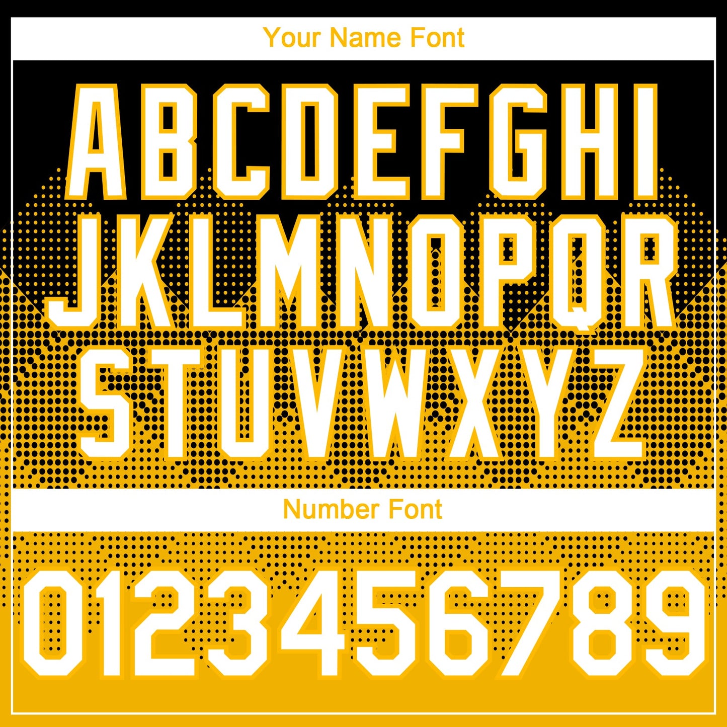 Custom Black White-Gold 3D Gradient Square Shape Authentic Baseball Jersey - Sky-Custom
