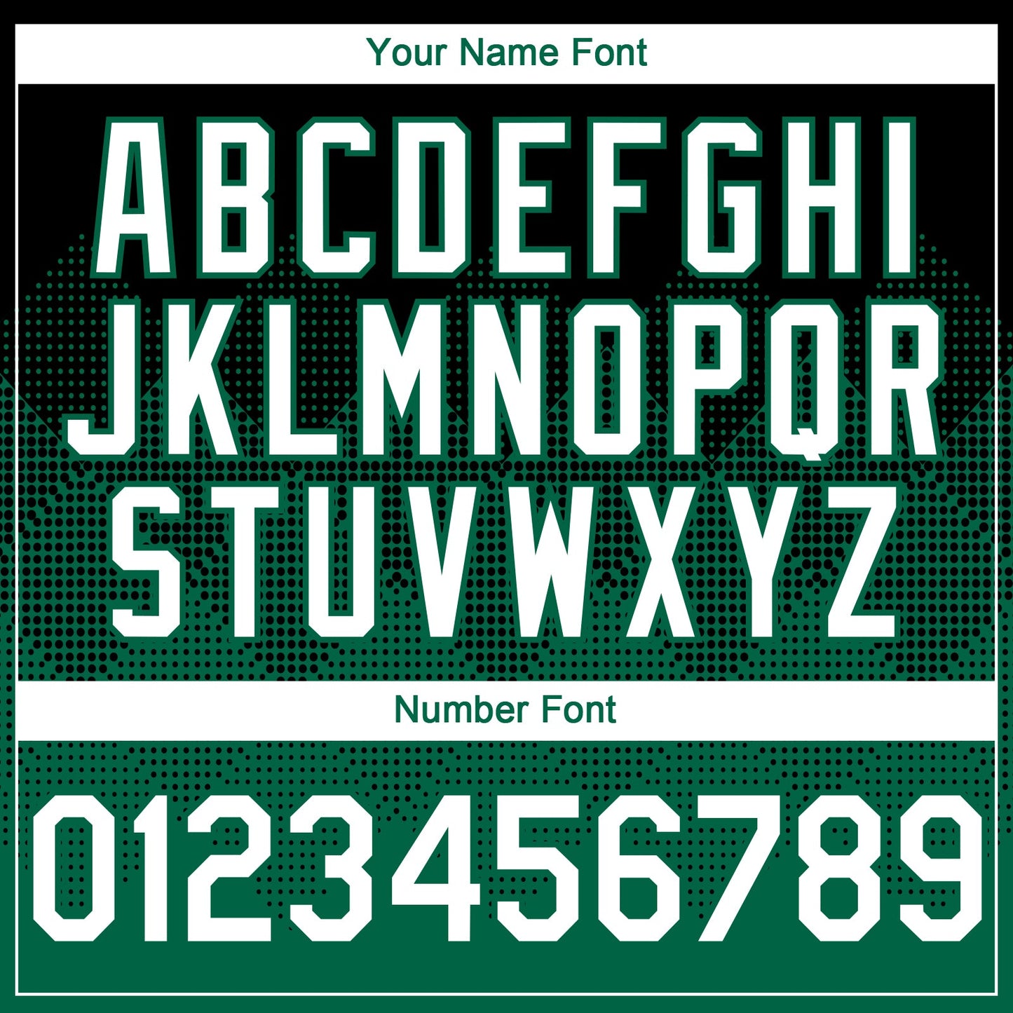 Custom Black White-Kelly Green 3D Gradient Square Shape Authentic Baseball Jersey - Sky-Custom