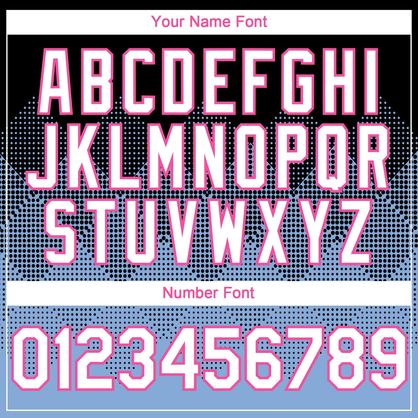 Custom Black White Light Blue-Pink 3D Gradient Square Shape Authentic Baseball Jersey - Sky-Custom