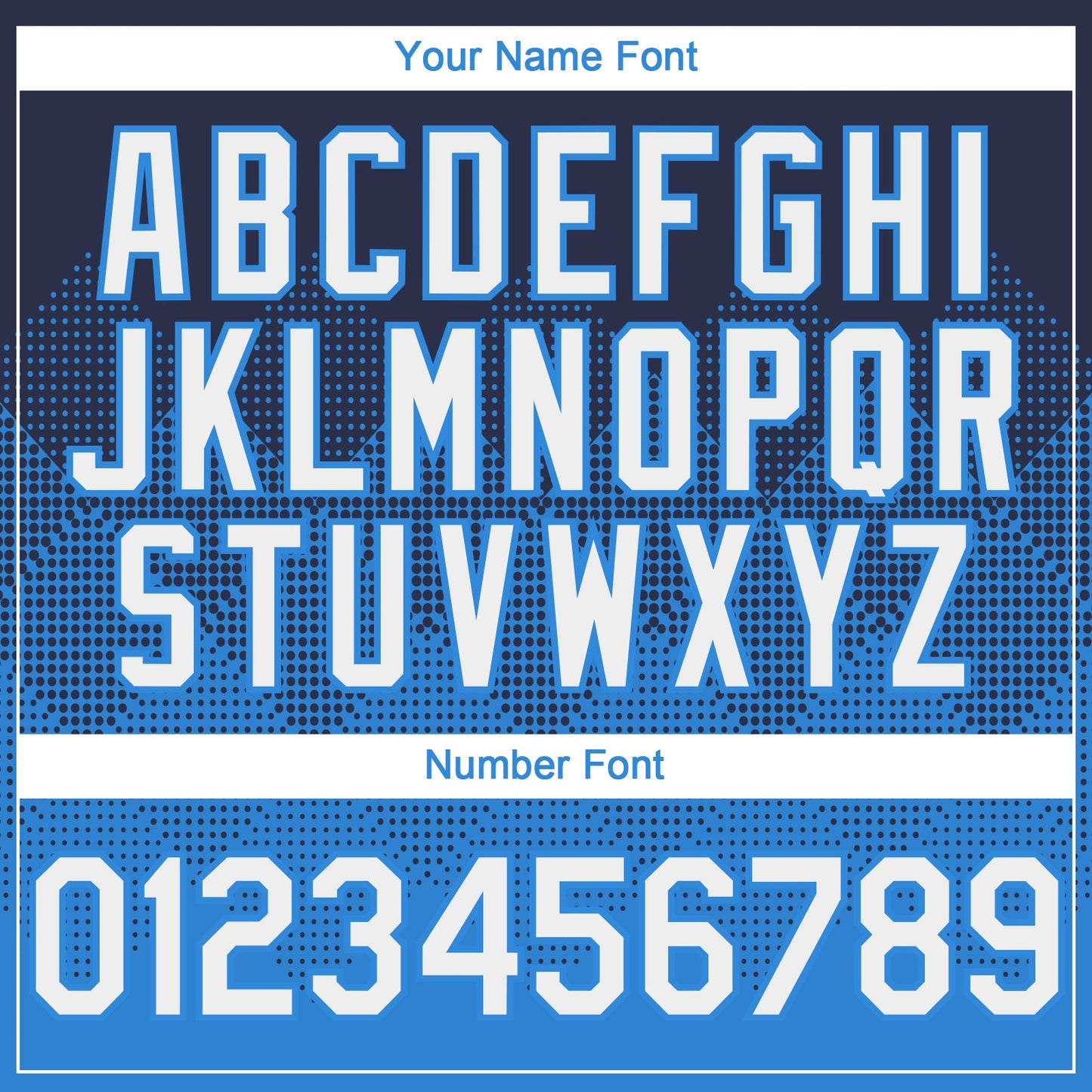 Custom Navy White-Electric Blue 3D Gradient Square Shape Authentic Baseball Jersey - Sky-Custom