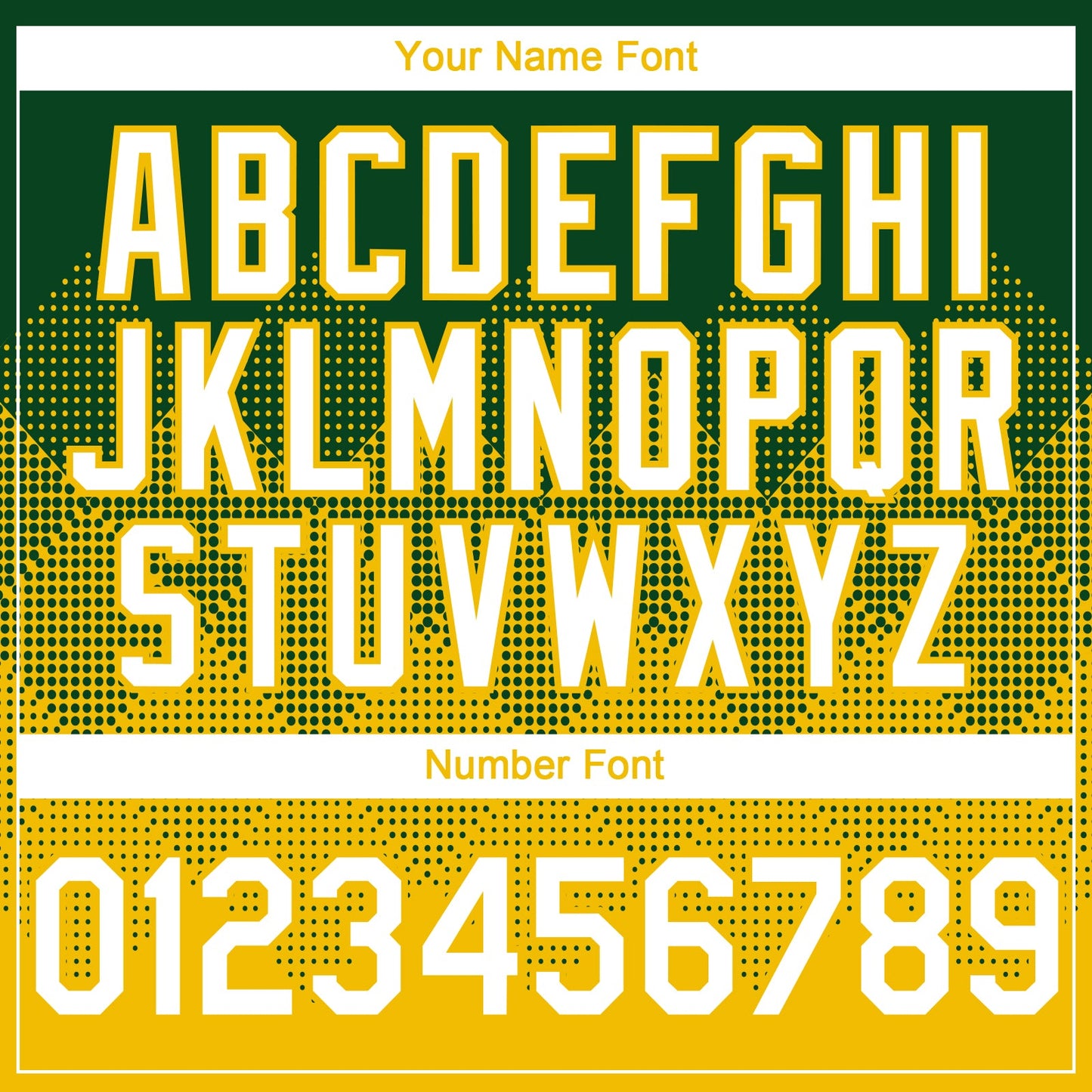 Custom Green White-Yellow 3D Gradient Square Shape Authentic Baseball Jersey - Sky-Custom