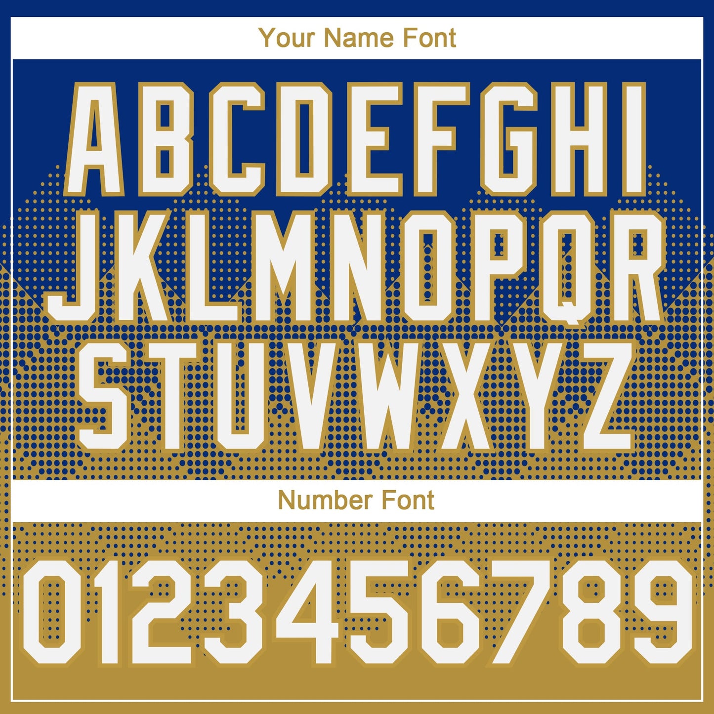 Custom Royal White-Old Gold 3D Gradient Square Shape Authentic Baseball Jersey - Sky-Custom