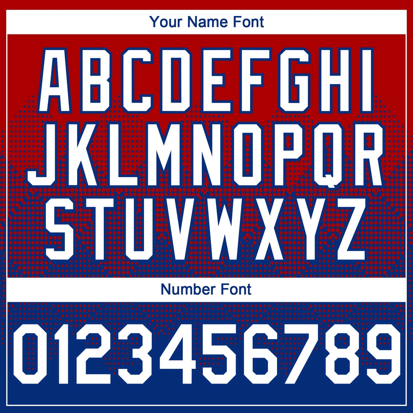 Custom Red White-Royal 3D Gradient Square Shape Authentic Baseball Jersey - Sky-Custom