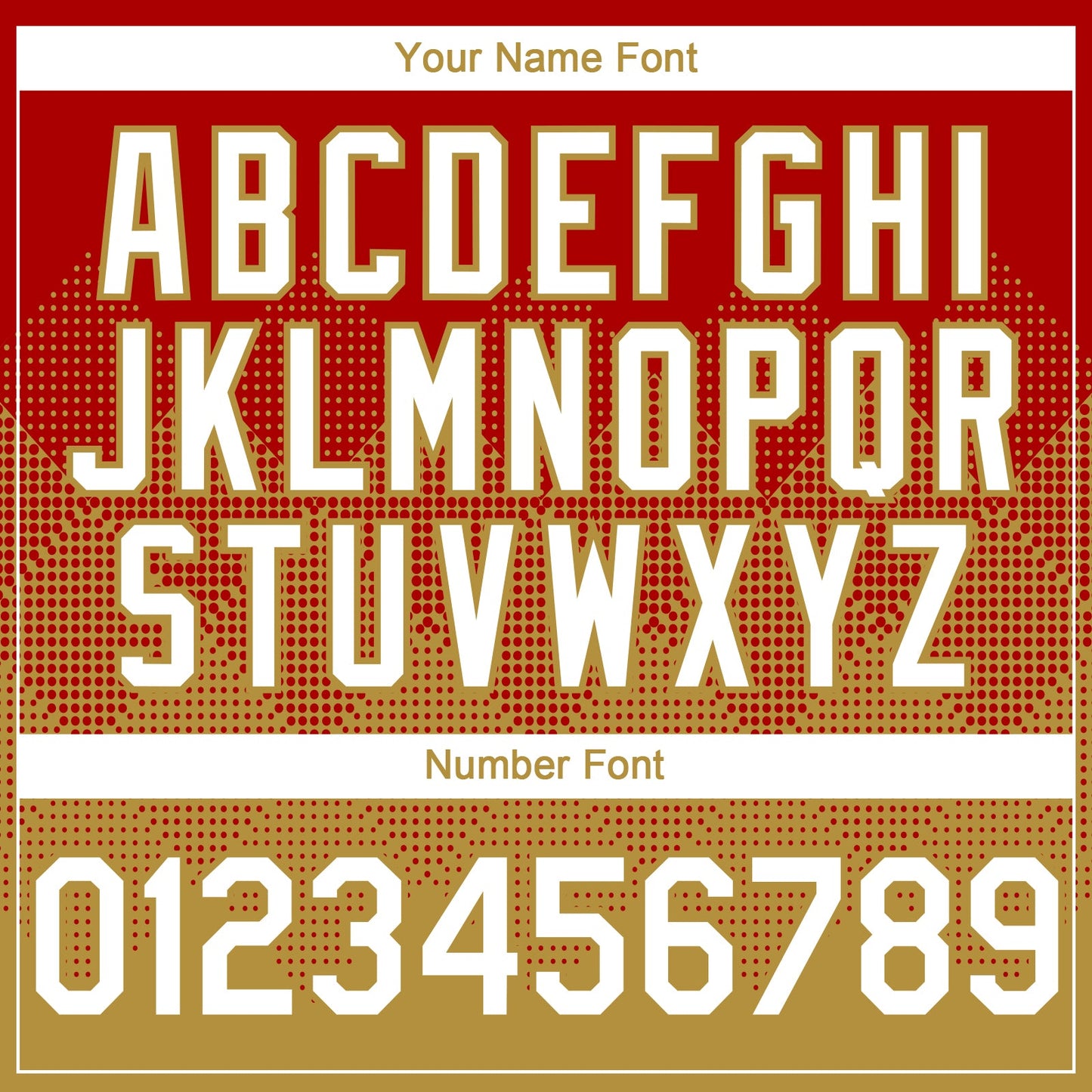 Custom Red White-Old Gold 3D Gradient Square Shape Authentic Baseball Jersey - Sky-Custom
