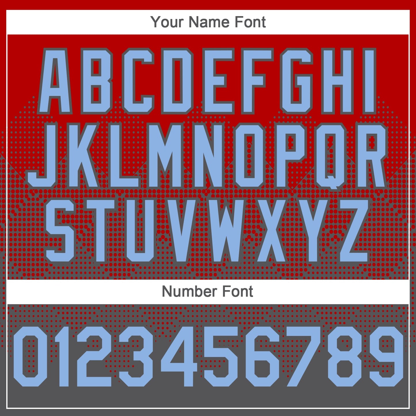 Custom Red Light Blue-Steel Gray 3D Gradient Square Shape Authentic Baseball Jersey - Sky-Custom