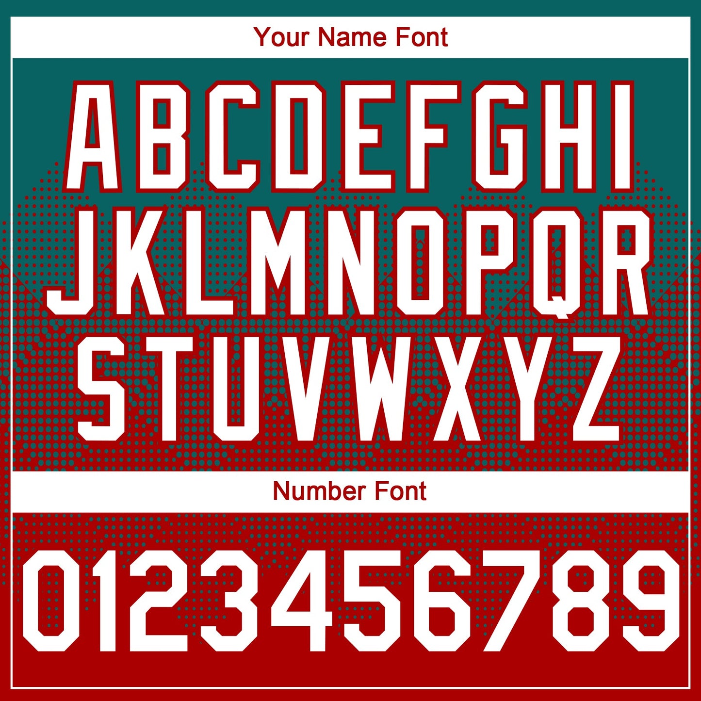 Custom Teal White-Red 3D Gradient Square Shape Authentic Baseball Jersey - Sky-Custom