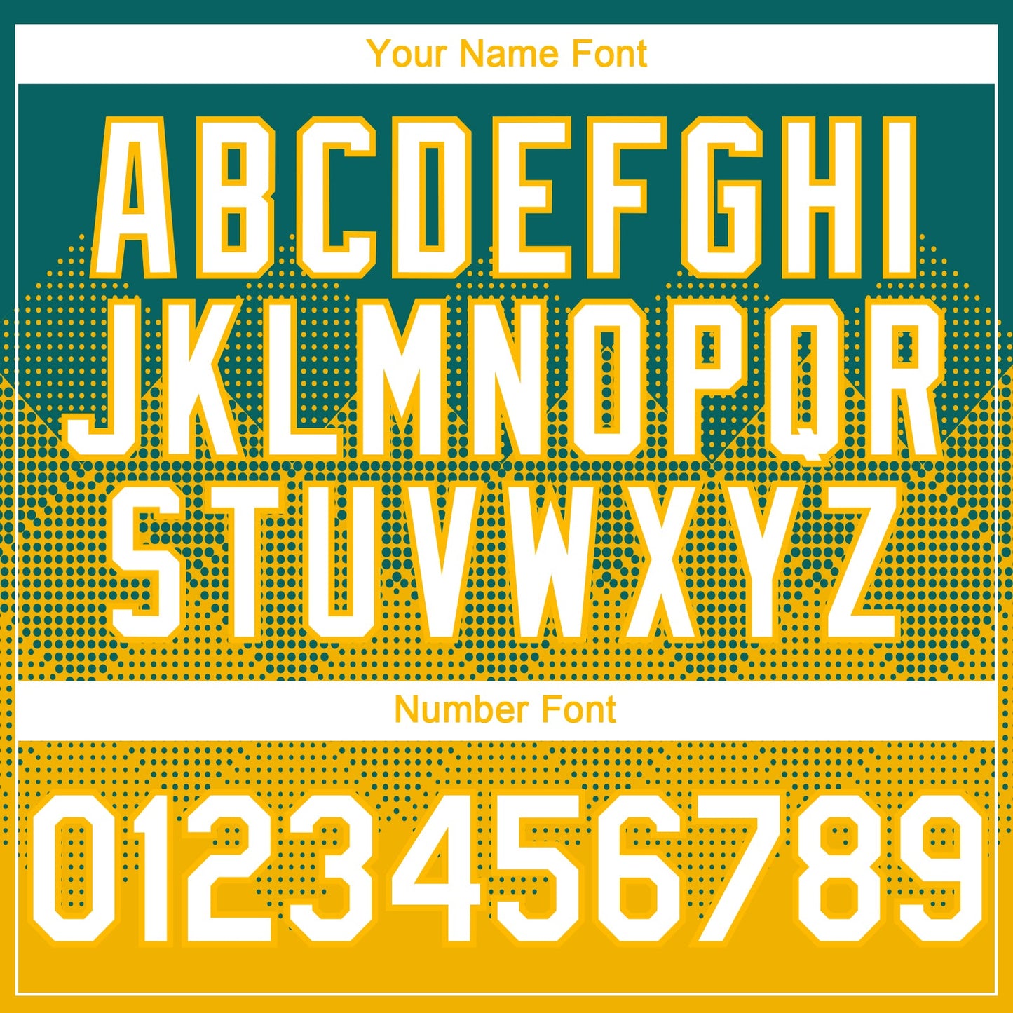 Custom Teal White-Gold 3D Gradient Square Shape Authentic Baseball Jersey - Sky-Custom