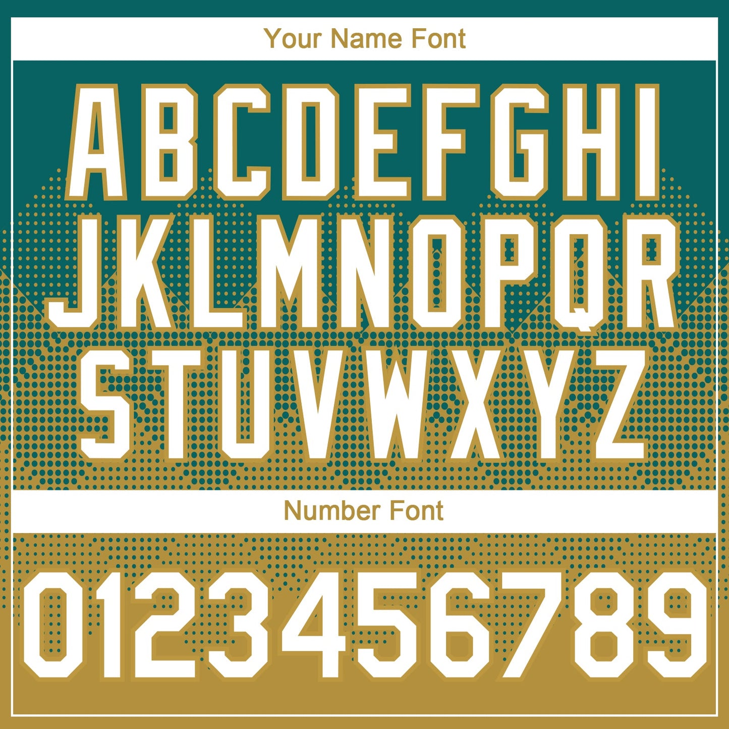 Custom Teal White-Old Gold 3D Gradient Square Shape Authentic Baseball Jersey - Sky-Custom