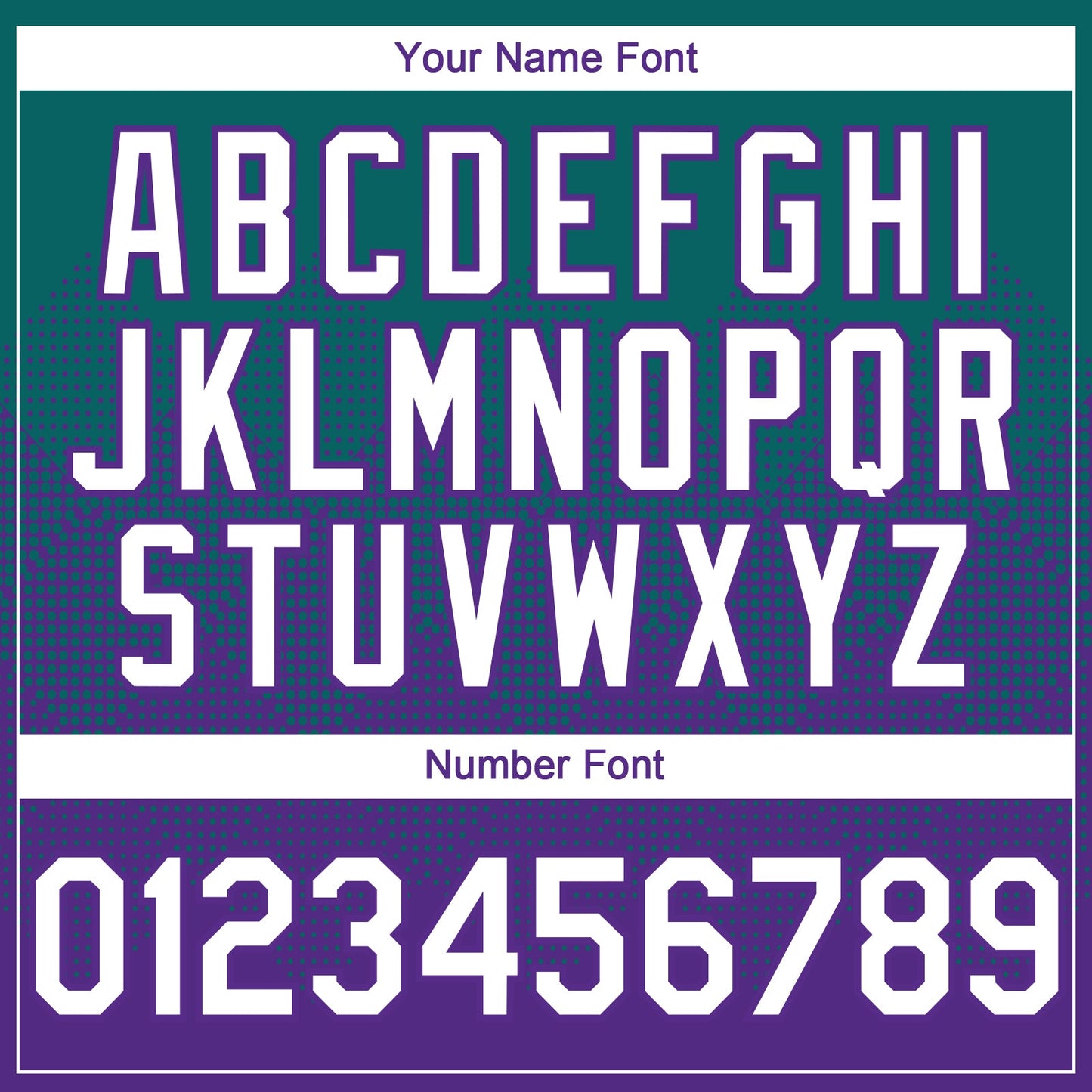 Custom Teal White-Purple 3D Gradient Square Shape Authentic Baseball Jersey - Sky-Custom