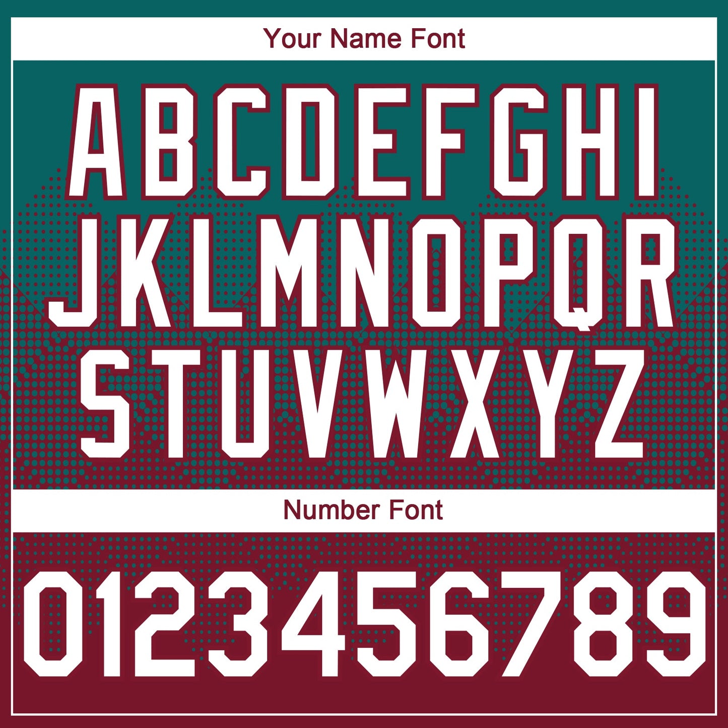 Custom Teal White-Crimson 3D Gradient Square Shape Authentic Baseball Jersey - Sky-Custom