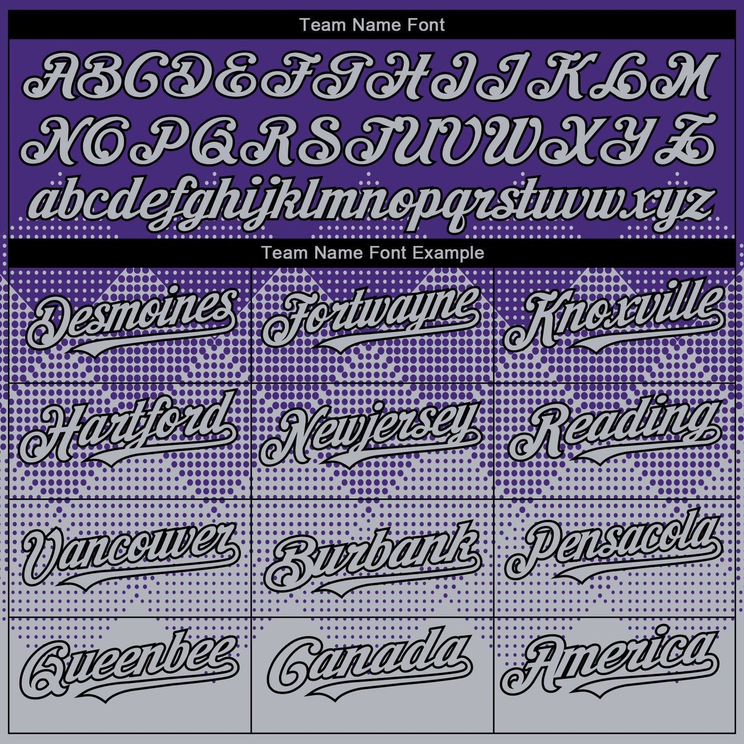 Custom Purple Gray-Black 3D Gradient Square Shape Authentic Baseball Jersey - Sky-Custom