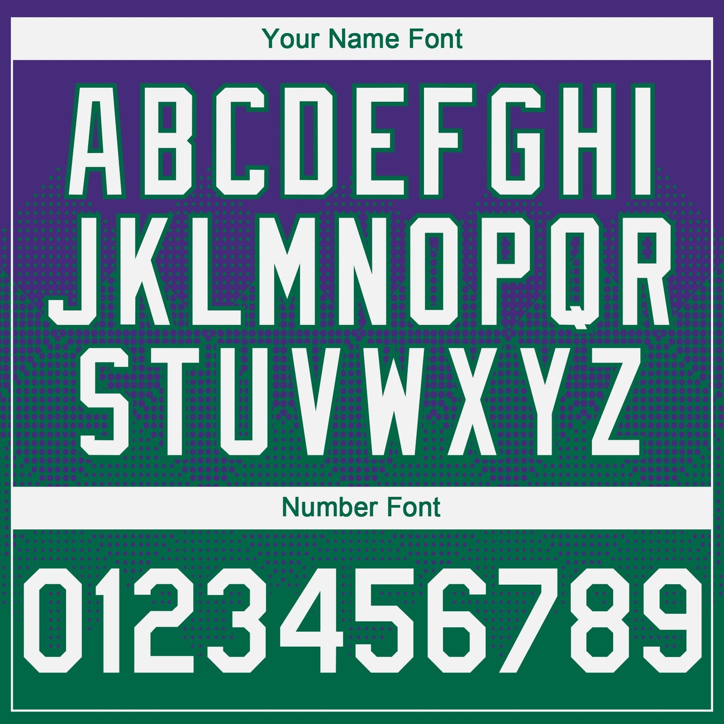 Custom Purple White-Kelly Green 3D Gradient Square Shape Authentic Baseball Jersey - Sky-Custom