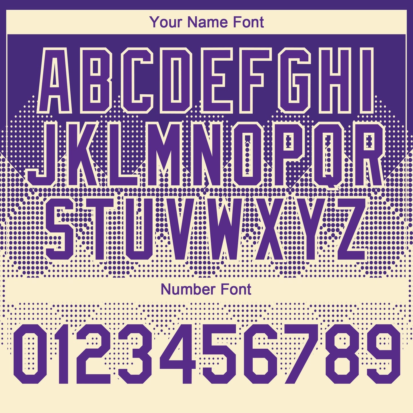 Custom Purple Cream 3D Gradient Square Shape Authentic Baseball Jersey - Sky-Custom