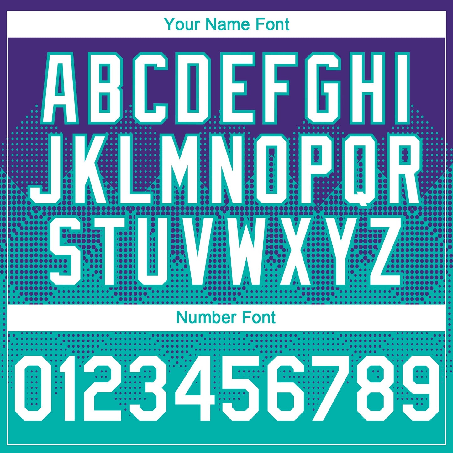 Custom Purple White-Aqua 3D Gradient Square Shape Authentic Baseball Jersey - Sky-Custom