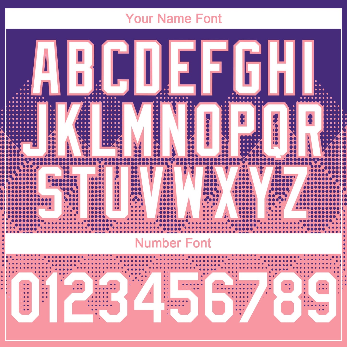 Custom Purple White-Medium Pink 3D Gradient Square Shape Authentic Baseball Jersey - Sky-Custom