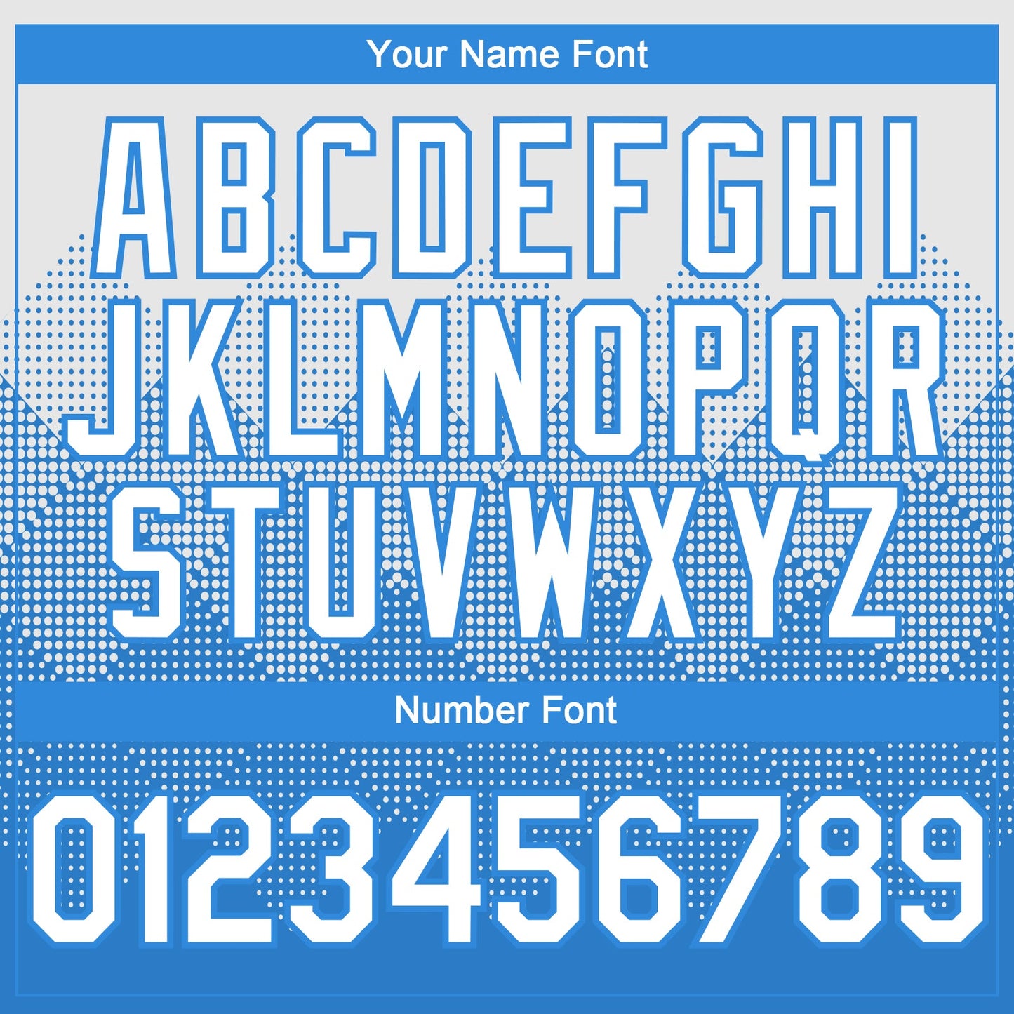 Custom White Electric Blue 3D Gradient Square Shape Authentic Baseball Jersey - Sky-Custom