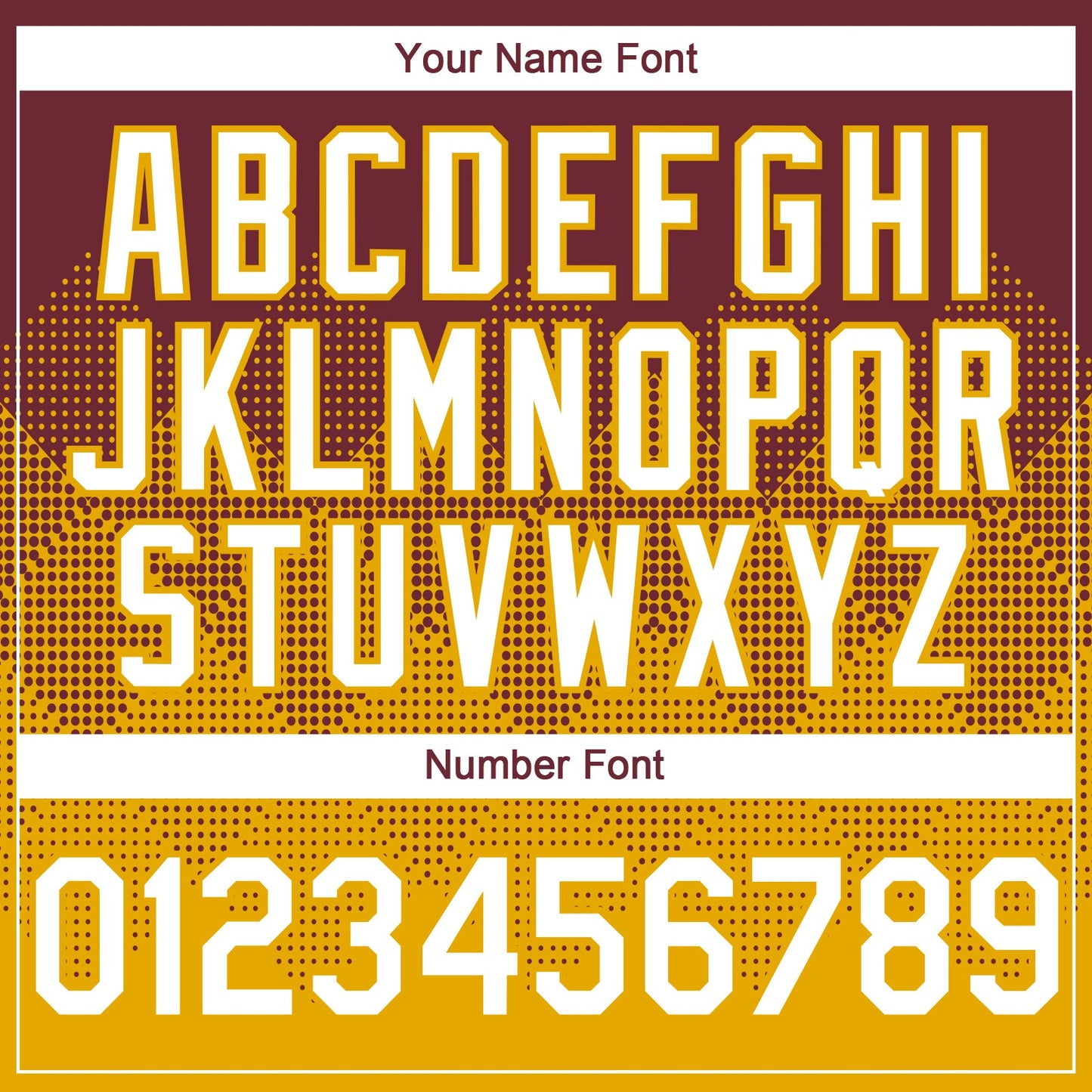 Custom Burgundy White-Gold 3D Gradient Square Shape Authentic Baseball Jersey - Sky-Custom