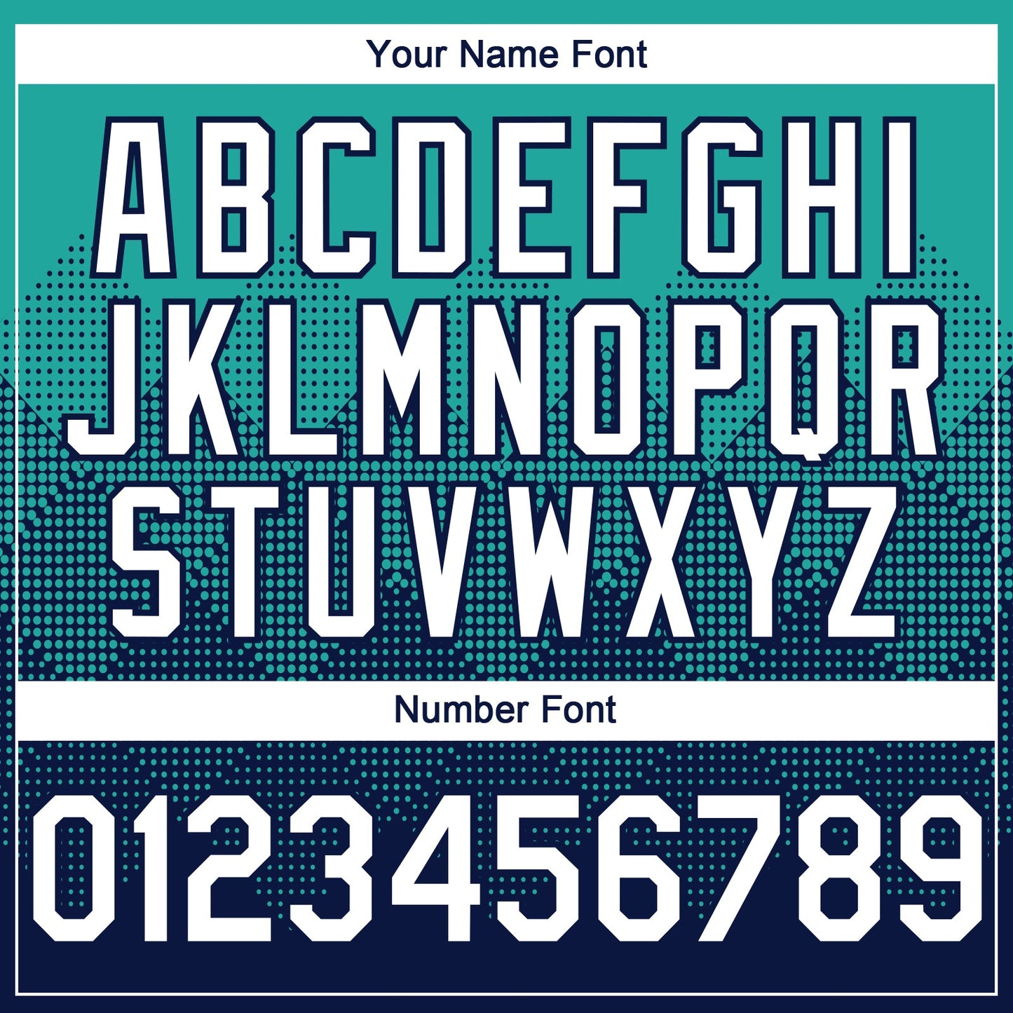 Custom Aqua White-Navy 3D Gradient Square Shape Authentic Baseball Jersey - Sky-Custom