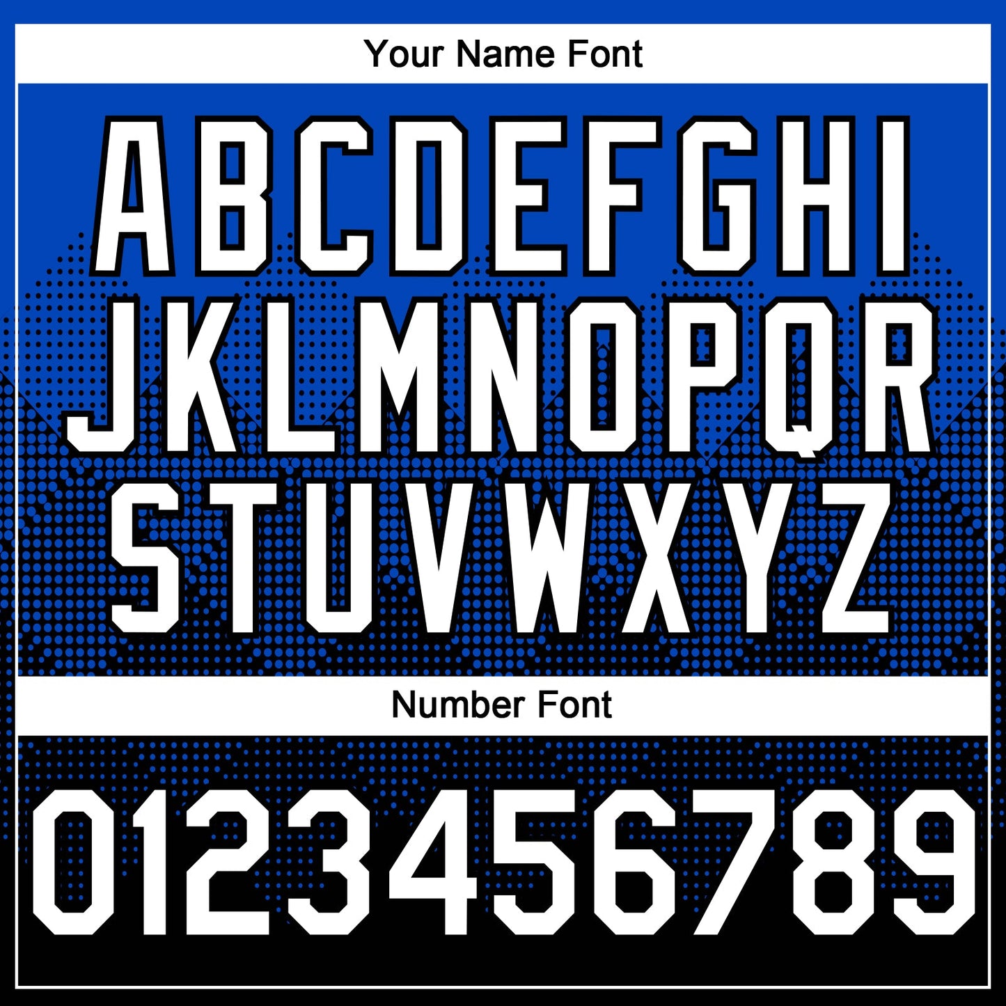 Custom Thunder Blue White-Black 3D Gradient Square Shape Authentic Baseball Jersey - Sky-Custom