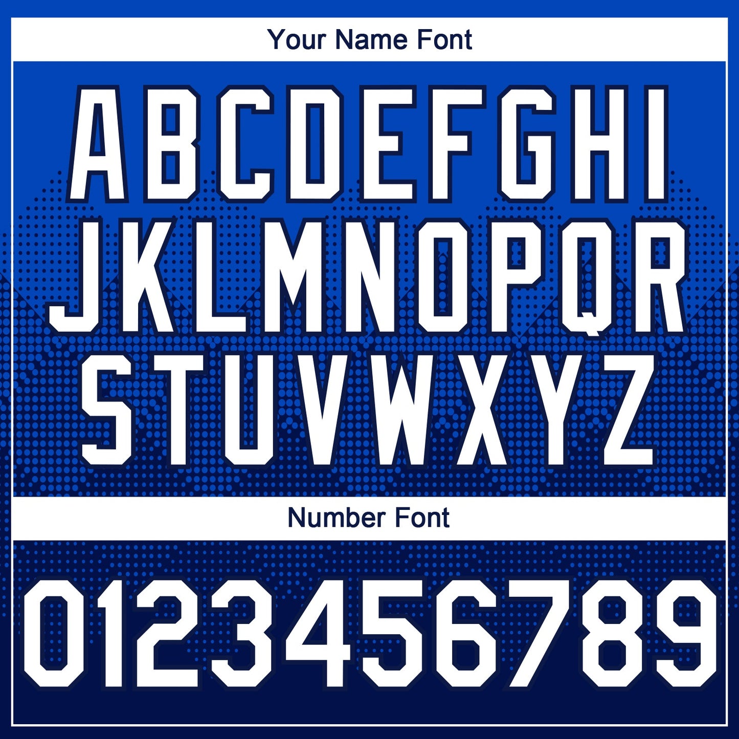 Custom Thunder Blue White-Navy 3D Gradient Square Shape Authentic Baseball Jersey - Sky-Custom