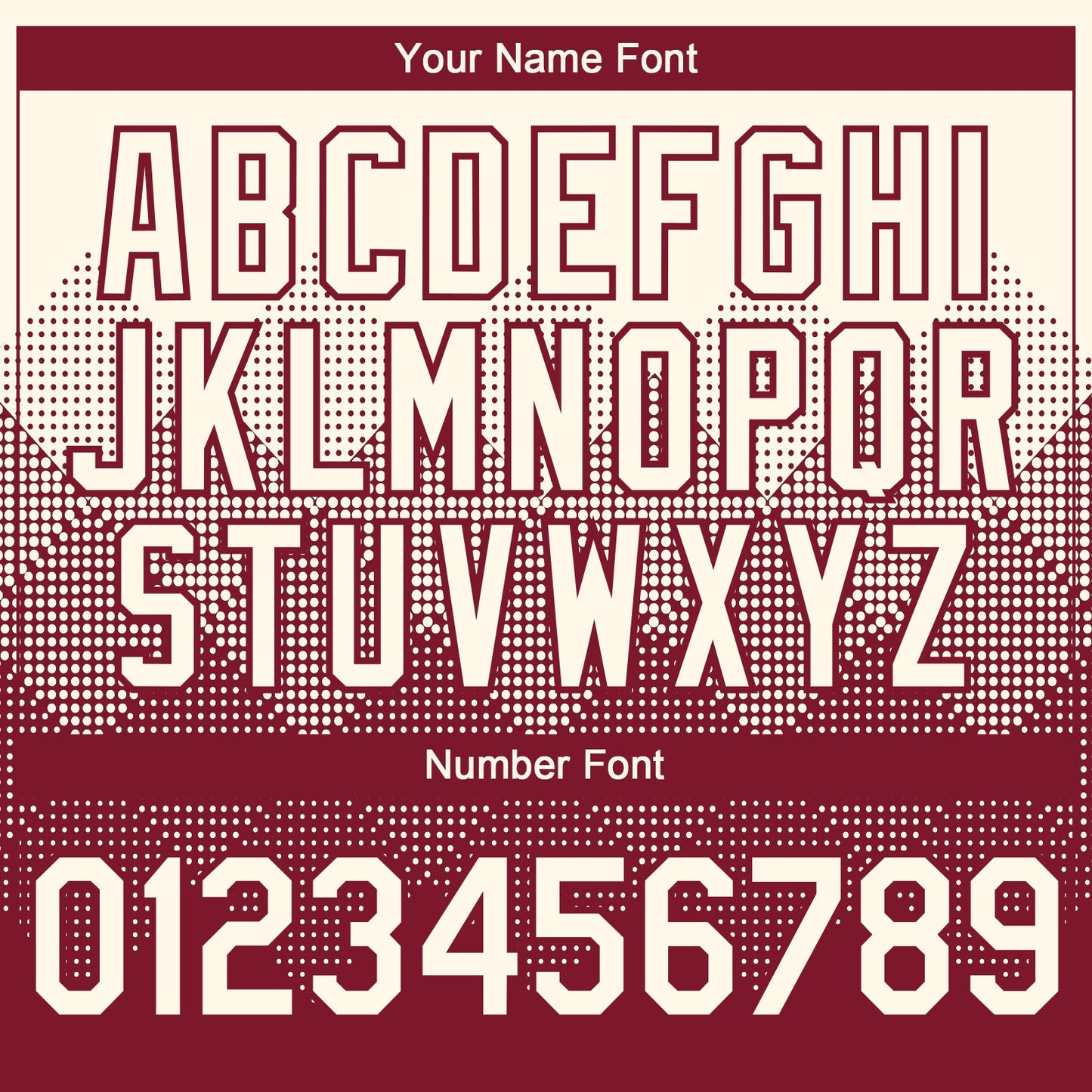 Custom Cream Crimson 3D Gradient Square Shape Authentic Baseball Jersey - Sky-Custom