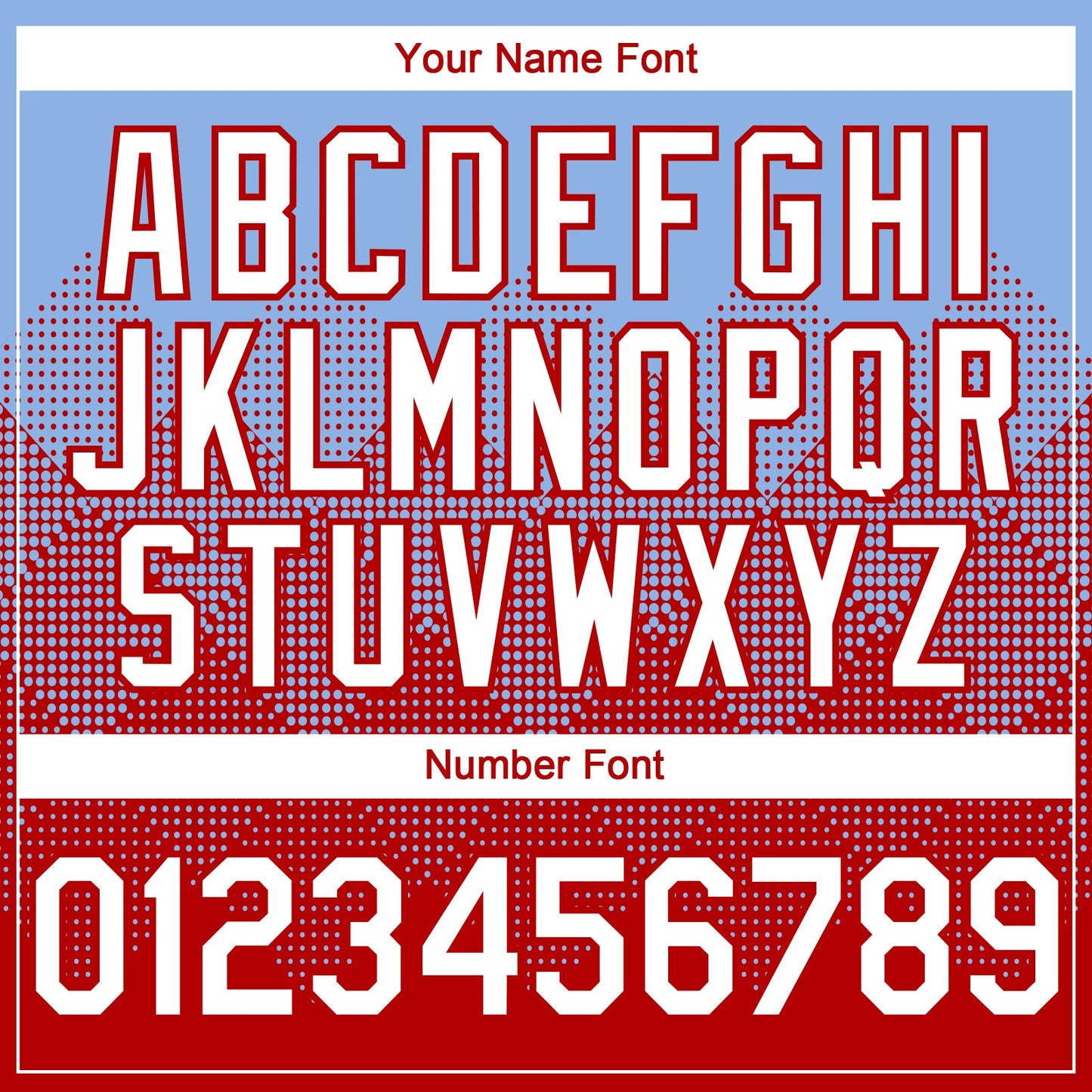 Custom Light Blue White-Red 3D Gradient Square Shape Authentic Baseball Jersey - Sky-Custom