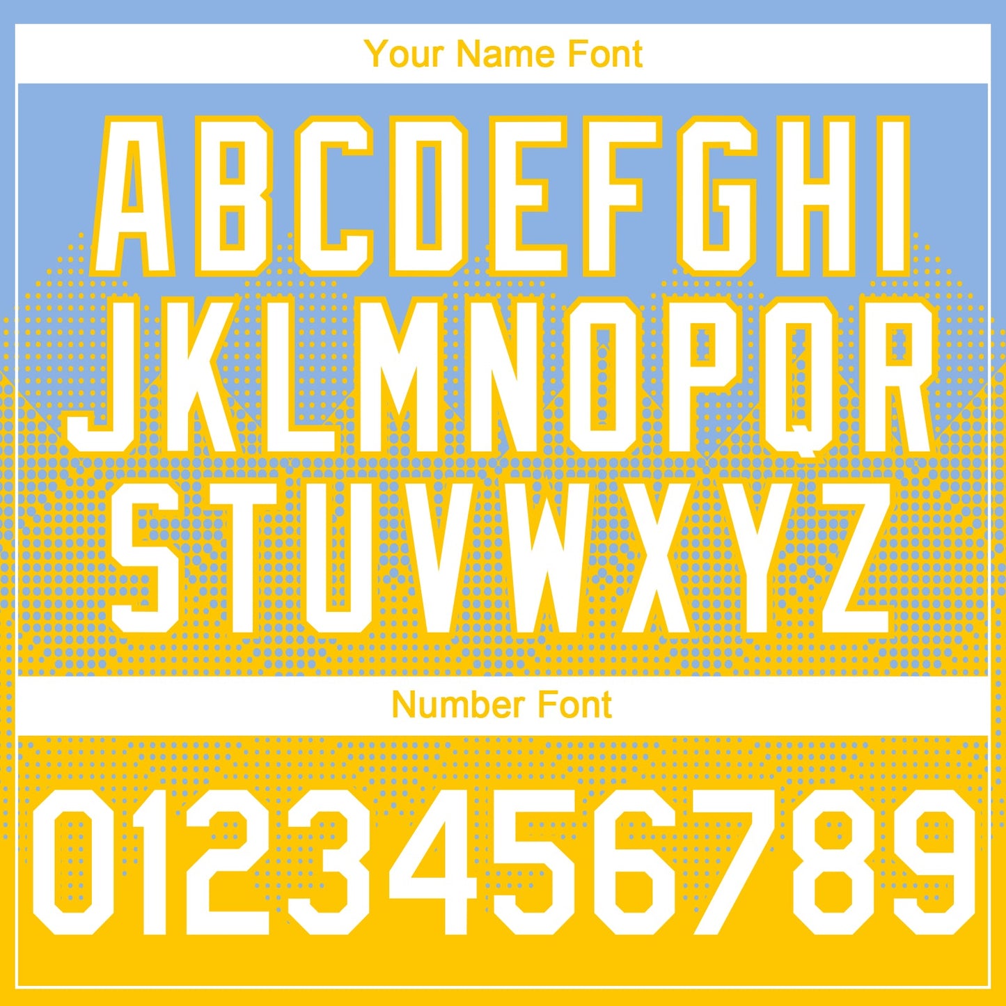 Custom Light Blue White-Yellow 3D Gradient Square Shape Authentic Baseball Jersey - Sky-Custom