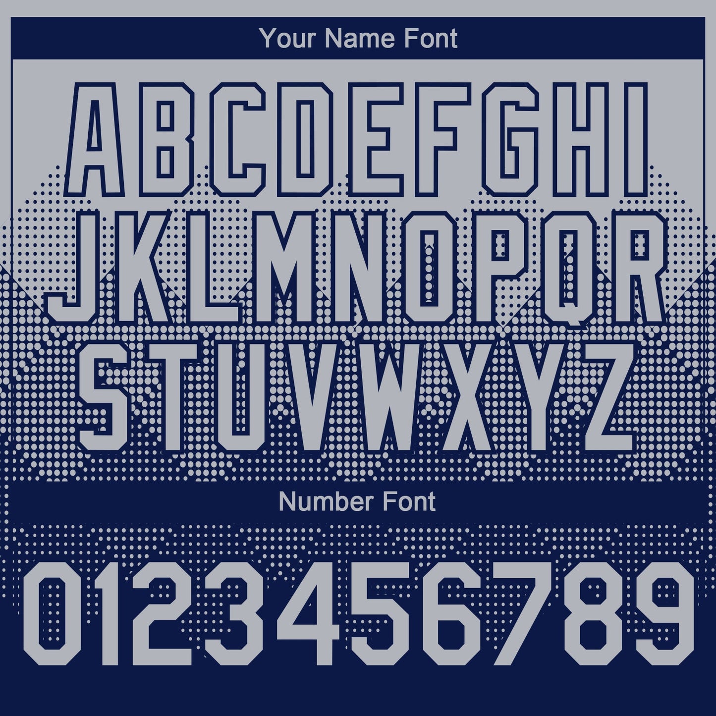 Custom Gray Navy 3D Gradient Square Shape Authentic Baseball Jersey - Sky-Custom