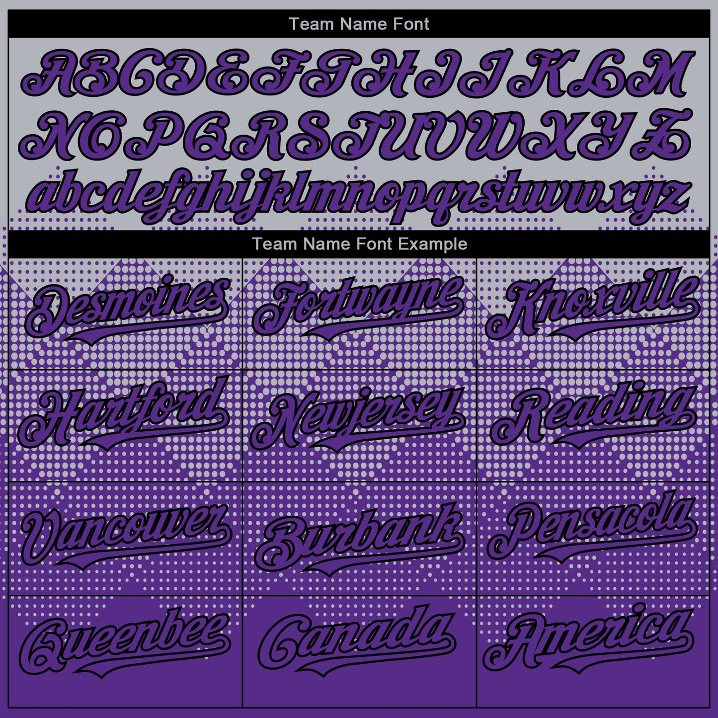 Custom Gray Purple-Black 3D Gradient Square Shape Authentic Baseball Jersey - Sky-Custom